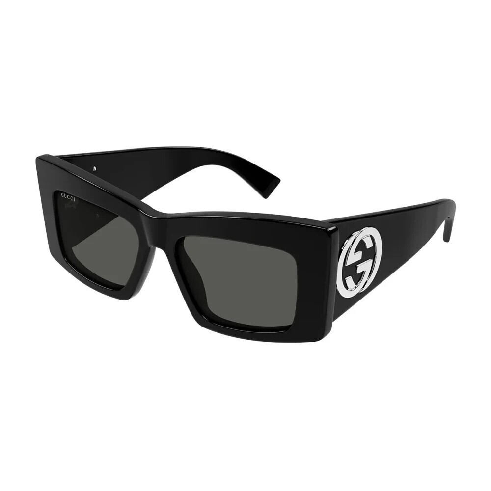 NWT Gucci GG1842S-001 Black 53mm Sunglasses - Picture 2 of 5